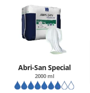 Carregar imagem no visualizador da galeria, Penso Anatómico Abena Abri-San Premium Special - Incontinência Fecal - 28 Unidades