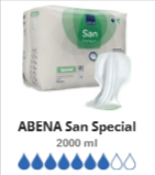 Carregar imagem no visualizador da galeria, Penso Anatómico Abena San Premium Special - Incontinência Fecal - 30 Unidades