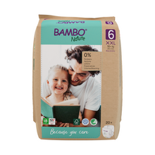 Carregar imagem no visualizador da galeria, Fraldas Bambo Nature 6 XXL 16Kg+ - 120 unidades