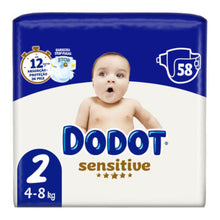 Carregar imagem no visualizador da galeria, Fraldas Dodot Sensitive T2 (4 a 8kg) – 58 Unidades