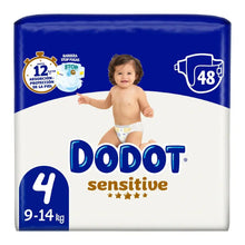 Carregar imagem no visualizador da galeria, Fraldas Dodot Sensitive T4 (9 a 14kg) – 48 Unidades