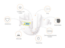 Carregar imagem no visualizador da galeria, Fraldas Nunex Active Dry T6 (17-28Kg) - 40 unidades