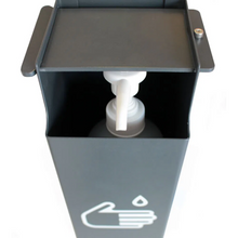 Carregar imagem no visualizador da galeria, Dispensador de Pé para Álcool-Gel - Preto