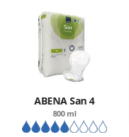 Carregar imagem no visualizador da galeria, Penso Anatómico Abena San Premium 4 - 270 Unidades