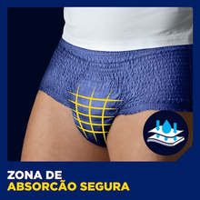Charger l'image dans la galerie, Couches Tena Men Active Fit Underpants Plus L/XL - 8 unités