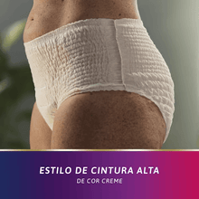 Charger l'image dans la galerie, Tena Silhouette Couches Taille Haute Slip Crème Plus M - 9 Unités