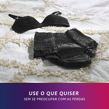 Charger l'image dans la galerie, Tena Silhouette Couches Taille Haute Slip Noir Plus M - 9 unités