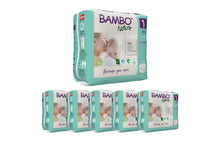 Carregar imagem no visualizador da galeria, Fraldas Bambo Nature 1 XS 2-4Kg - 132 unidades