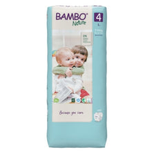 Carregar imagem no visualizador da galeria, Fraldas Bambo Nature 4 L 7-14Kg - 48 unidades