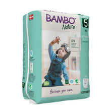 Carregar imagem no visualizador da galeria, Fraldas Cueca Bambo Nature 5 XL 12-18Kg - 95 unidades
