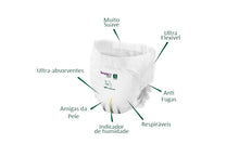 Carregar imagem no visualizador da galeria, Fraldas Cueca Bambo Nature 6 XXL 18Kg+ - 18 unidades