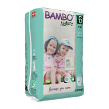 Carregar imagem no visualizador da galeria, Fraldas Cueca Bambo Nature 6 XXL 18Kg+ - 90 unidades