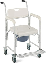 Load image into Gallery viewer, Sanitary Shower Chair with Folding Feet