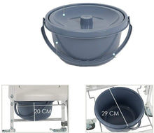 Load image into Gallery viewer, Sanitary Shower Chair with Folding Feet