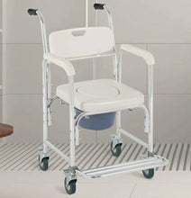 Load image into Gallery viewer, Sanitary Shower Chair with Folding Feet