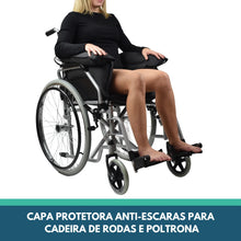 Carregar imagem no visualizador da galeria, Capa Protetora Anti-Escaras para Cadeira de Rodas e Poltrona