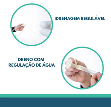 Carregar imagem no visualizador da galeria, Bacia "Lava Cabeças" Portátil Insuflável