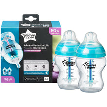 Carregar imagem no visualizador da galeria, Tommee Tippee - Biberão Anti-cólicas Avançado 260ml, pack de 2 unidades
