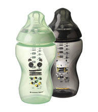 Carregar imagem no visualizador da galeria, Tommee Tippee Closer to Nature - Biberão 340ml, pack de 2 unidades (Coleção Ollie e Pip)