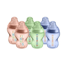 Carregar imagem no visualizador da galeria, Tommee Tippee Closer to Nature - Biberão 260ml, pack de 6 unidades (Coleção Kindness)