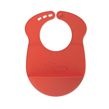Load image into Gallery viewer, Tommee Tippee - Silicone Roll n Go Orange Bib