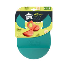 Load image into Gallery viewer, Tommee Tippee - Silicone Roll n Go Green Bib