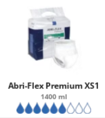 Fraldas Cuecas Abena Abri-Flex Premium XS1 - 96 Unidades