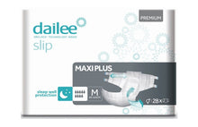 Carregar imagem no visualizador da galeria, Fraldas Dailee Slip Premium Maxi Plus M - 28 Unidades
