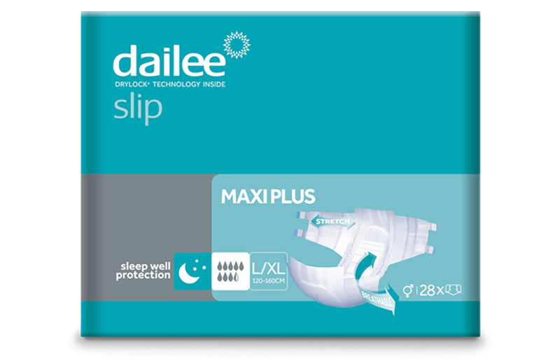 Fraldas Dailee Slip Performer Maxi Plus L/XL - 28 Unidades