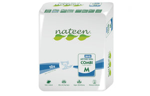 Nateen Combi Maxi Diapers - Size M - 10 Units