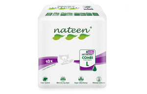 Nateen Combi X-Ultra Diapers - Size L - 10 Units