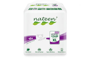 Nateen Combi Ultra Diapers - Size XL - 10 Units