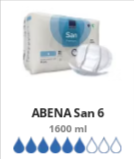 Penso Anatómico Abena San Premium 6 - 34 Unidades
