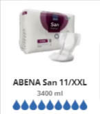 Penso Anatómico Abena San Premium 11/XXL - 21 Unidades