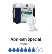 Apósito Anatómico Abena Abri-San Premium Special - Incontinencia Fecal - 28 Unidades