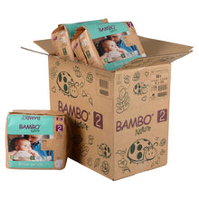Carregar imagem no visualizador da galeria, Fraldas Bambo Nature 2 S 3-6Kg - 180 unidades
