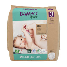 Carregar imagem no visualizador da galeria, Fraldas Bambo Nature 3 M 4-8Kg - 168 unidades
