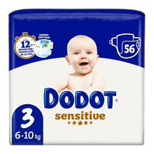 Carregar imagem no visualizador da galeria, Fraldas Dodot Sensitive T3 (6 a 10kg) – 56 Unidades
