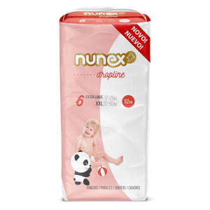 Nunex Dropline T6 diapers (17-28Kg) - 52 units