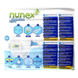 Pañales Nunex Premium Care Talla 2 (3-6Kg) - 30 unidades