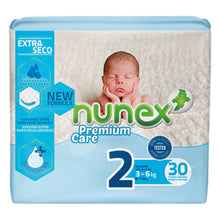 Load image into Gallery viewer, Nunex Premium Care Diapers Size 2 (3-6Kg) - 30 units
