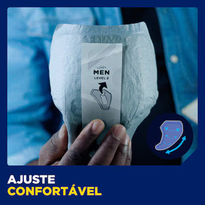 Penso para Homem Tena Men Active Fit Protetor Absorvente Nível 3 - 16 Unidades