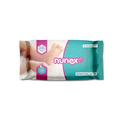 Nunex Sensitive Wet Wipes - 54 units