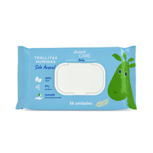 Carregar imagem no visualizador da galeria, Toalhitas Bebé Suave Care Solo Acqua - 54 unidades
