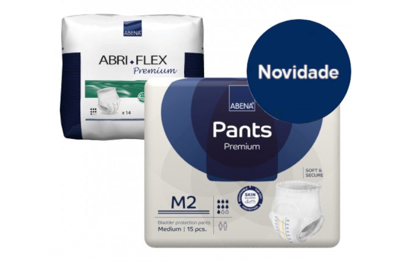 Fraldas Cuecas Abena Pants Premium M2 - 15 Unidades