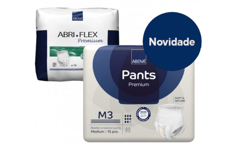 Fraldas Cuecas Abena Pants Premium M3 - 15 Unidades