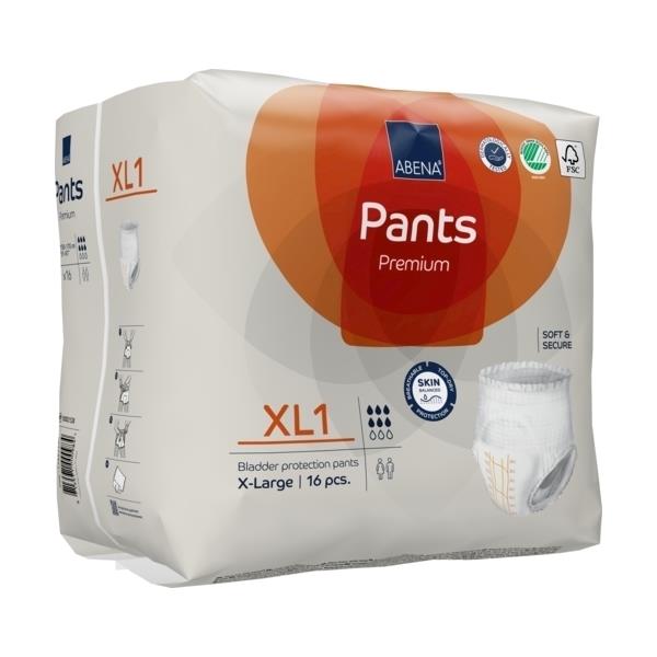 Ropa Interior Abena Pants Premium XL1 - 16 Unidades