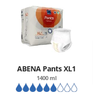 Fraldas Cuecas Abena Pants Premium XL1 - 16 Unidades