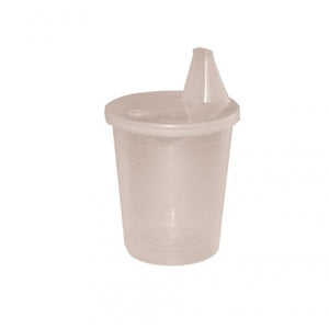 Plastic cup with lid