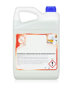 Desinfetante e Bactericida de Superfícies (Amónios Quaternários) - Embalagem 5L